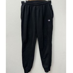 Champion‎ Size Medium Women’s Black Sweatpant Pocket Joggers